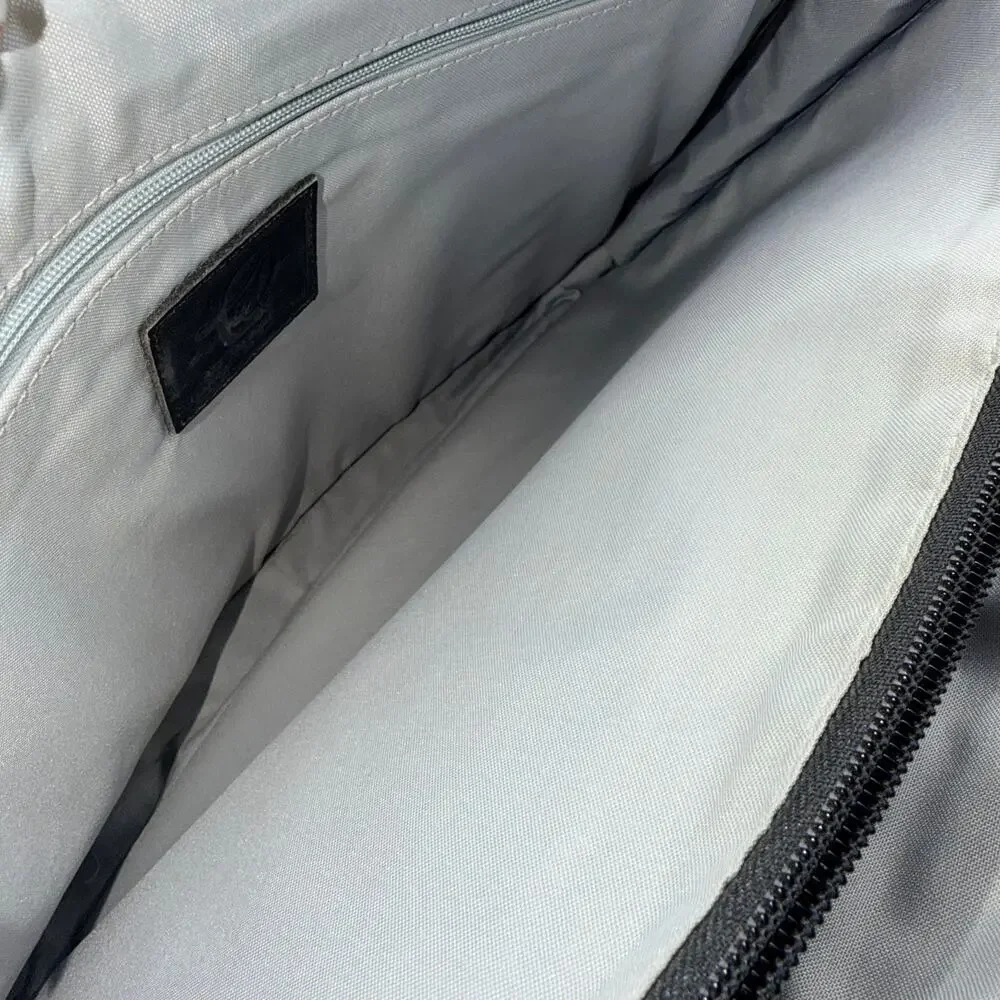 Piel Leather Black Portfolio Briefcase Organizer Laptop Document Case